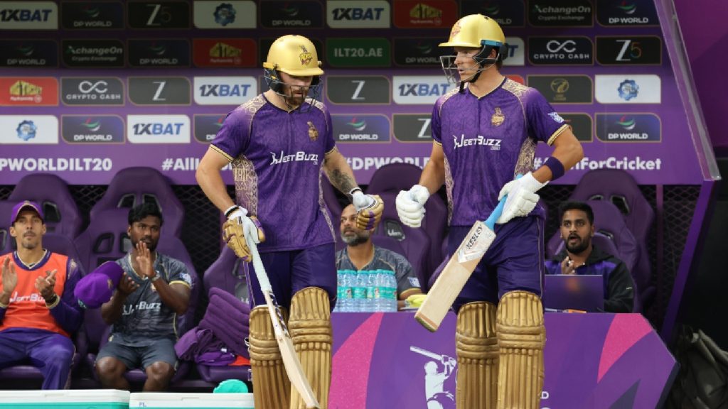 The Salt-Pepper Duo helps ADKR storm into the Playoffs after a thumping 32-run victory over Gulf Giants | GG vs ADKR Match Review